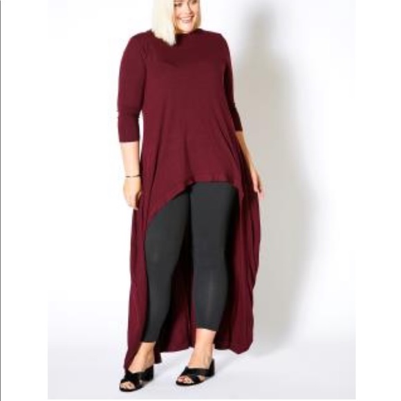 ASOPH Tops - High Low Statement Tee Shirt